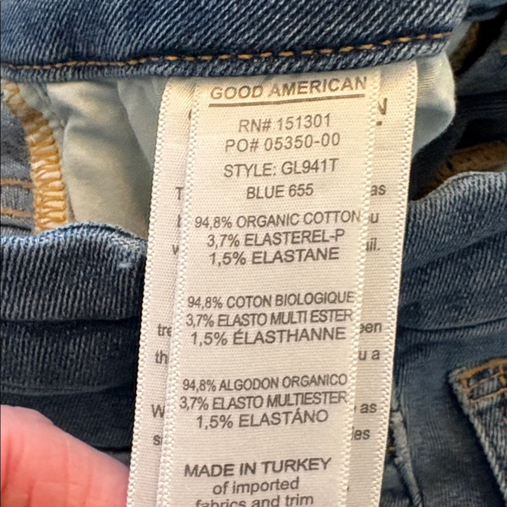 Good American Good Legs Ultimate Skinny Jeans Size 8/29 NWT - Picture 5 of 7